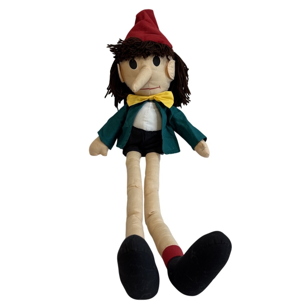 Pinocchio Plush Doll Museum of Fine Arts Boston MFA‎ 65094 1995 Vintage